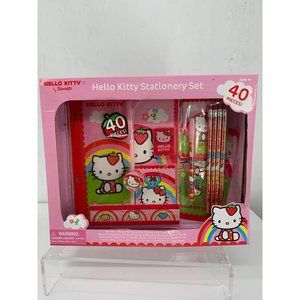 Hello Kitty by Sanrio Stationary Set 40 Pieces with Poster Included NIB